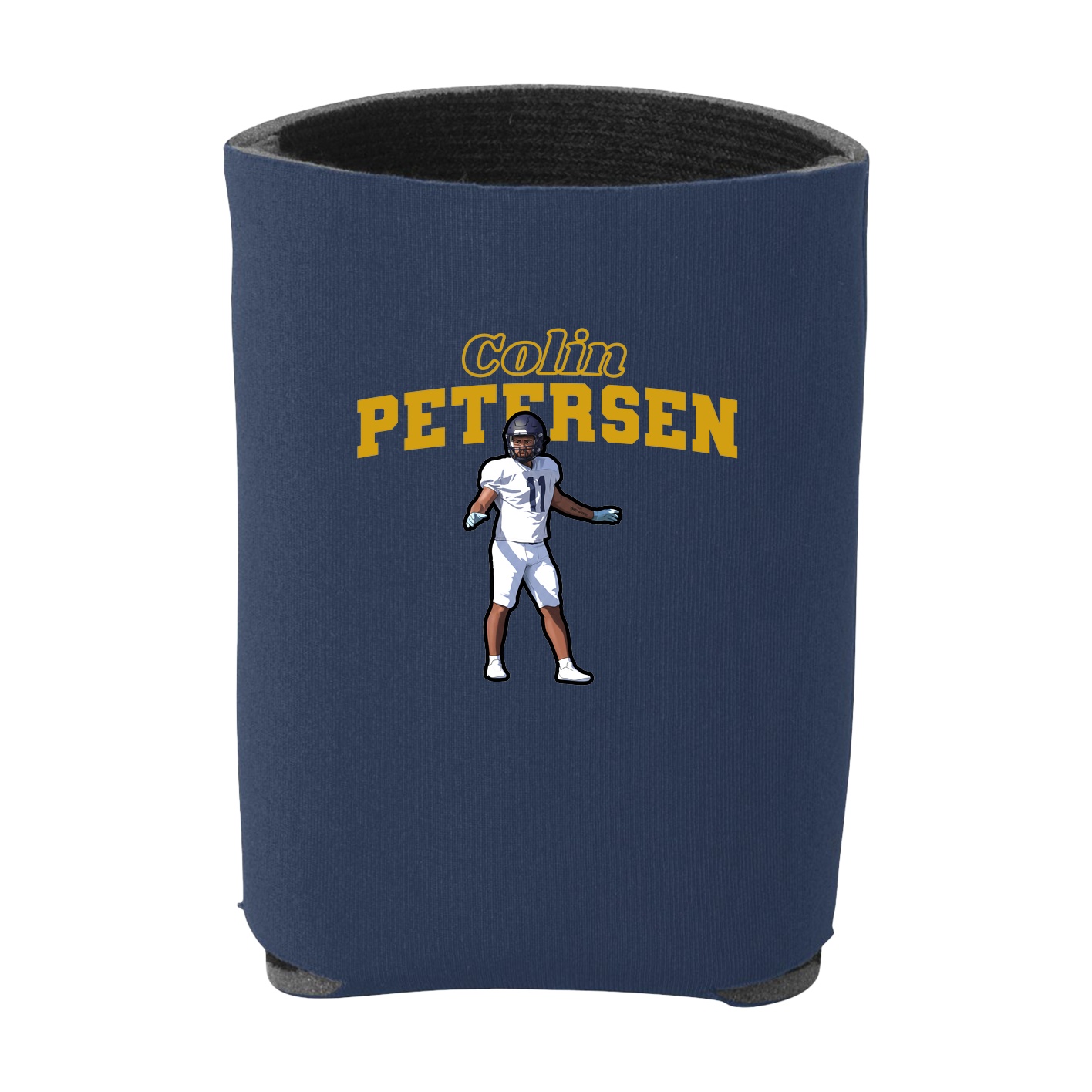 Can Holder — Name Arch in Navy