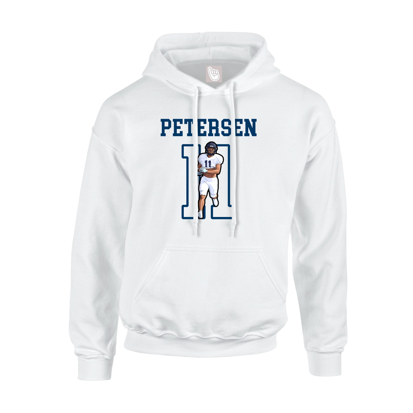 Hoodie — Shirsey in White