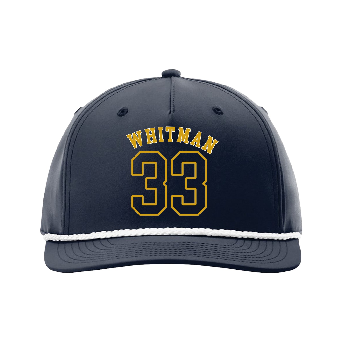 Five-Panel Classic Rope Cap — Shirsey Arch in Navy