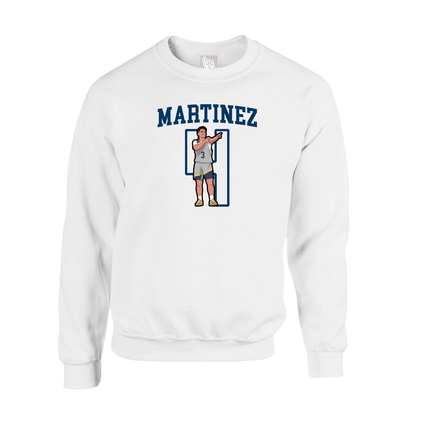 Fleece Crew — Shirsey in White