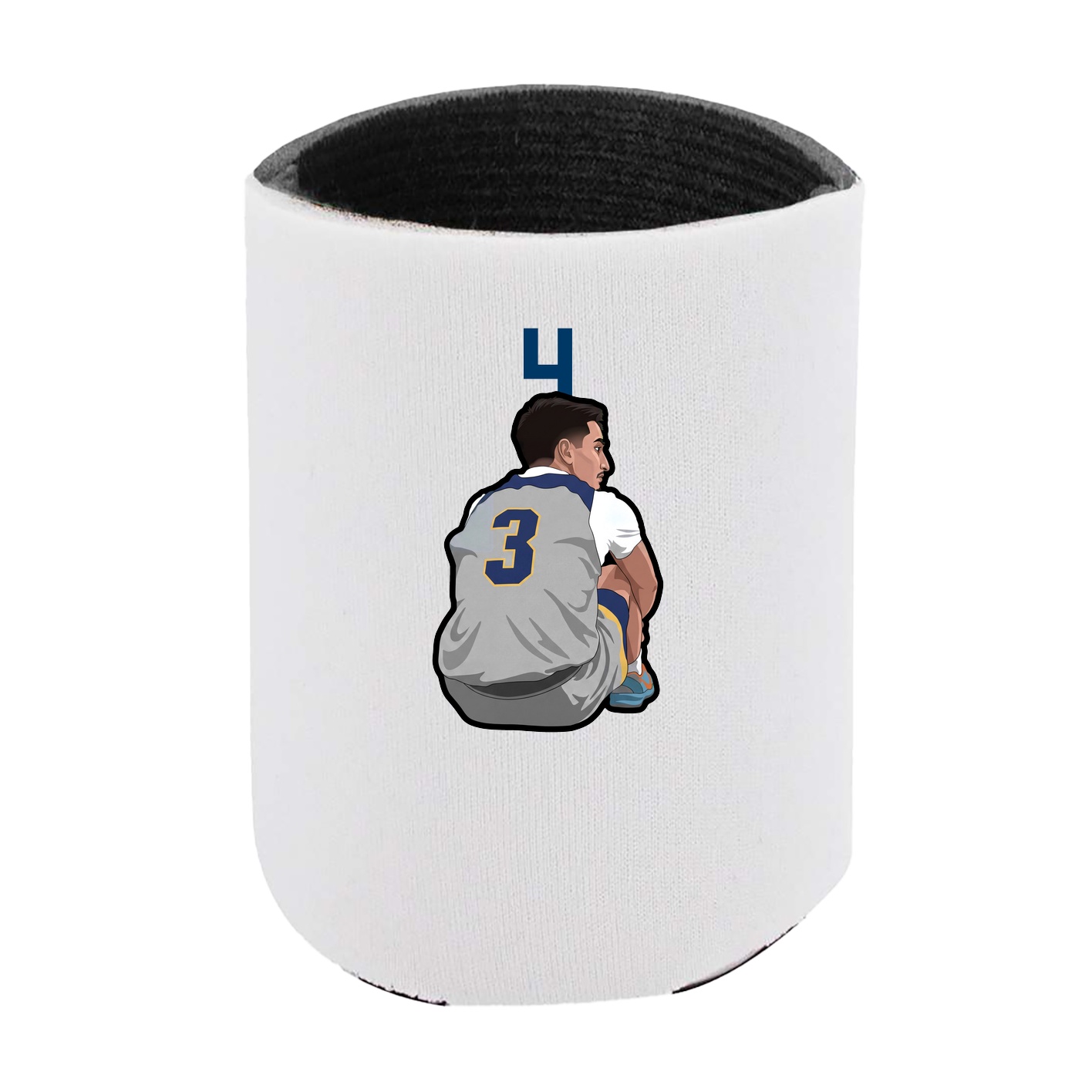 Can Holder — Number Top in White