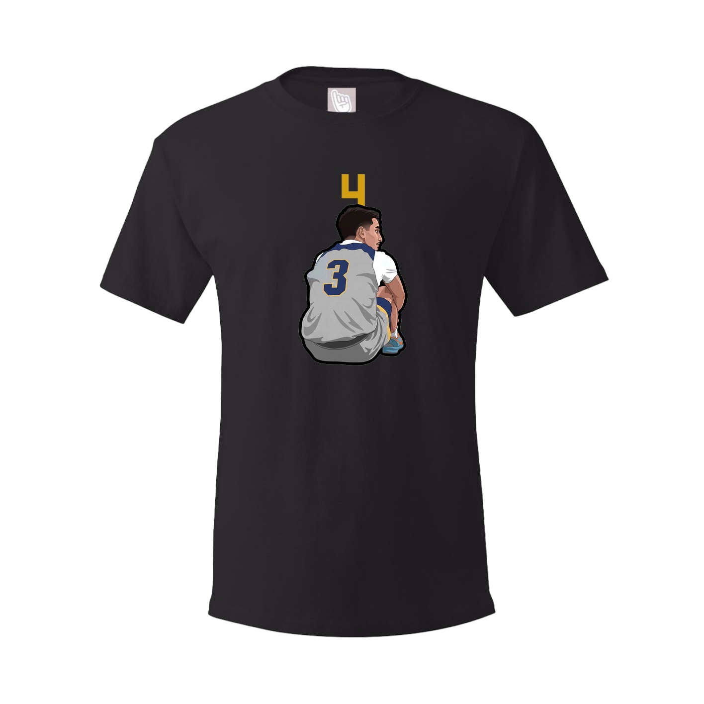 Tee — Number Top in Black