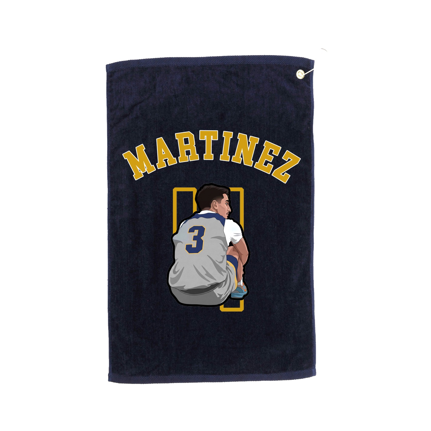 Golf Towel — Shirsey Arch in Navy