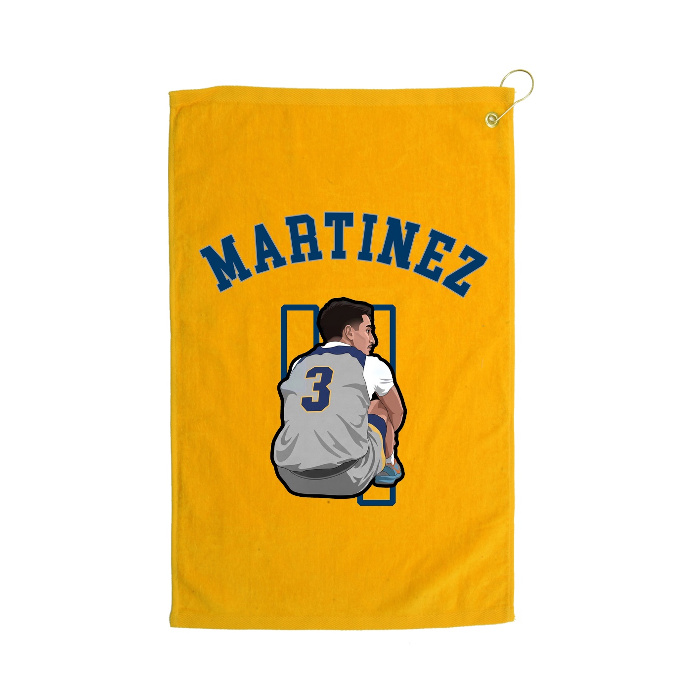 Golf Towel — Shirsey Arch in Gold