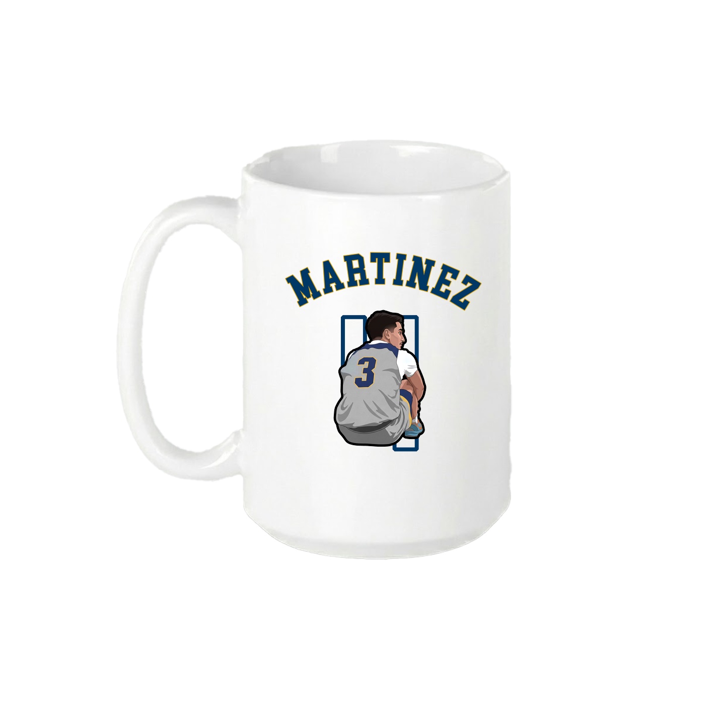 15oz Coffee Mug — Shirsey Arch in White