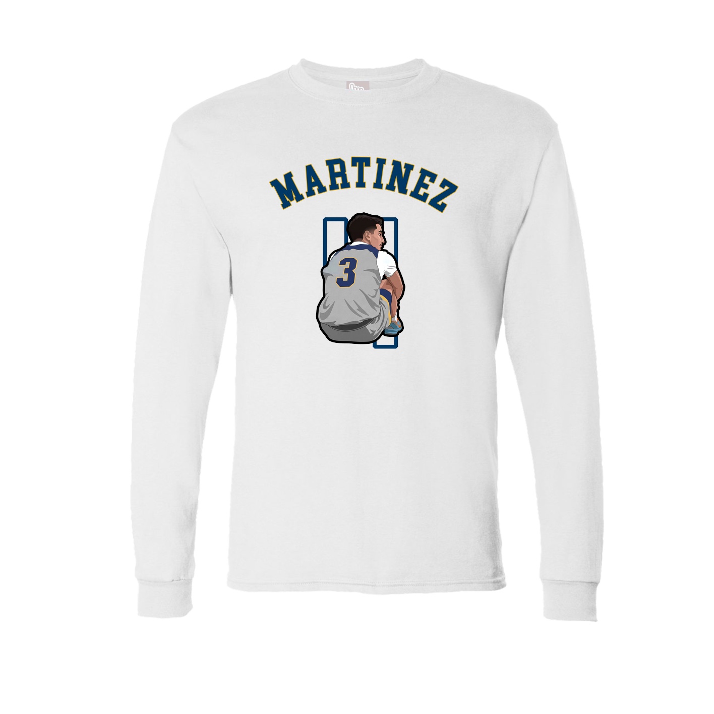 Long Sleeve Tee — Shirsey Arch in White