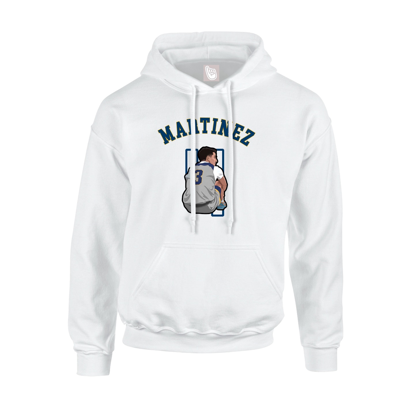 Youth Hoodie — Shirsey Arch in White