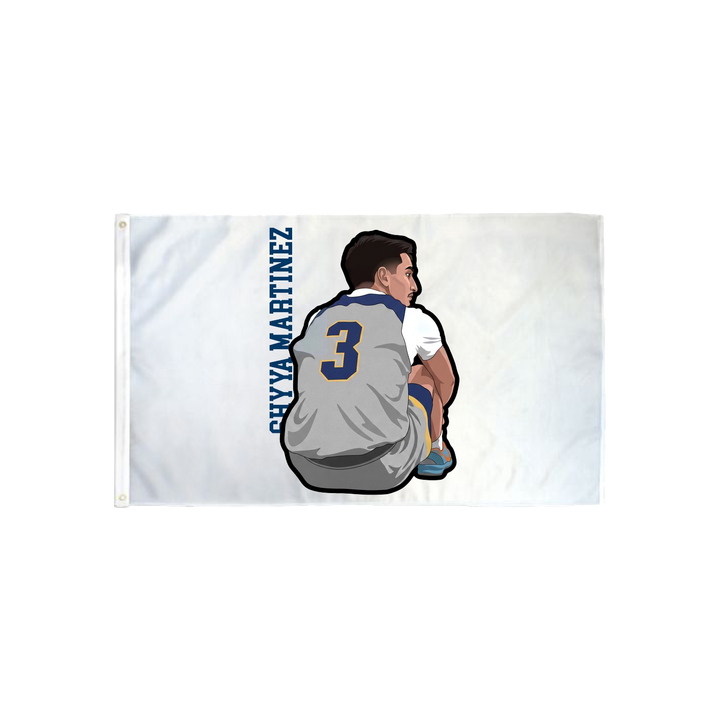 3x5 Flag — Name Vertical in Classic