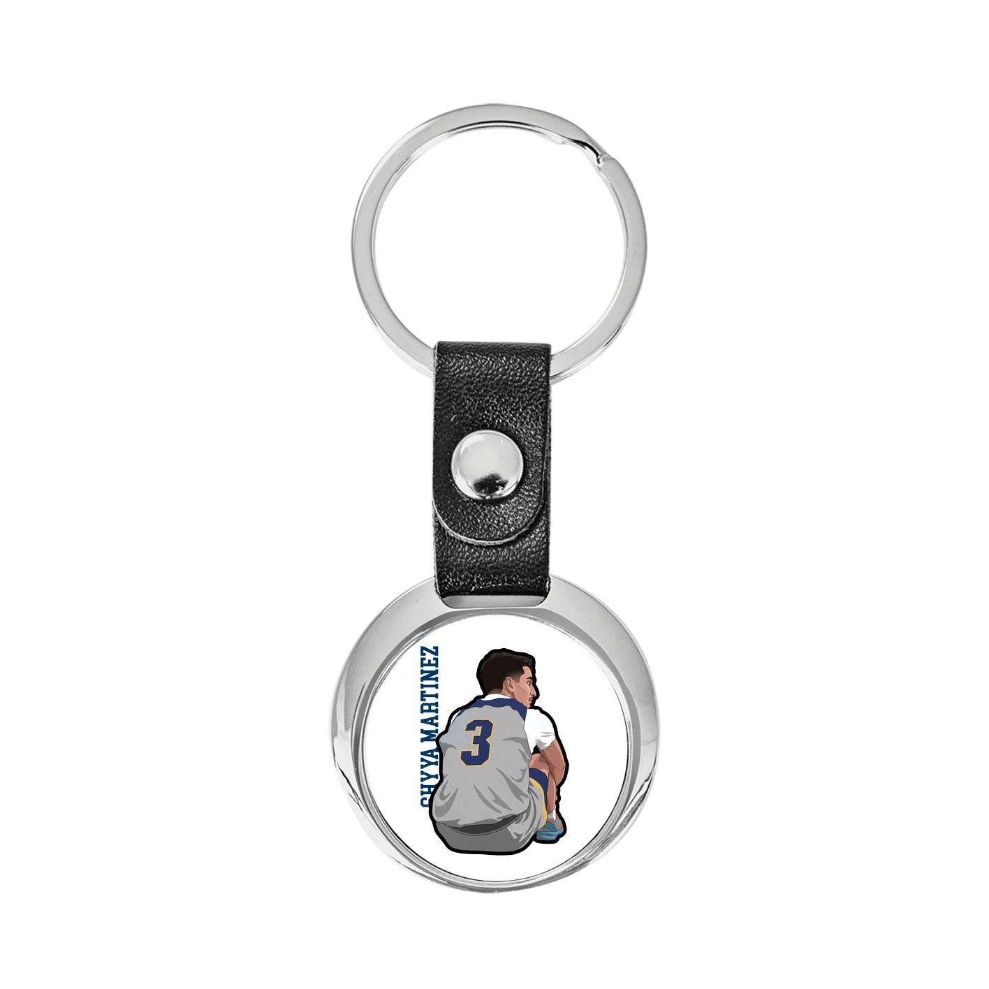 Key Chain — Name Vertical in Classic