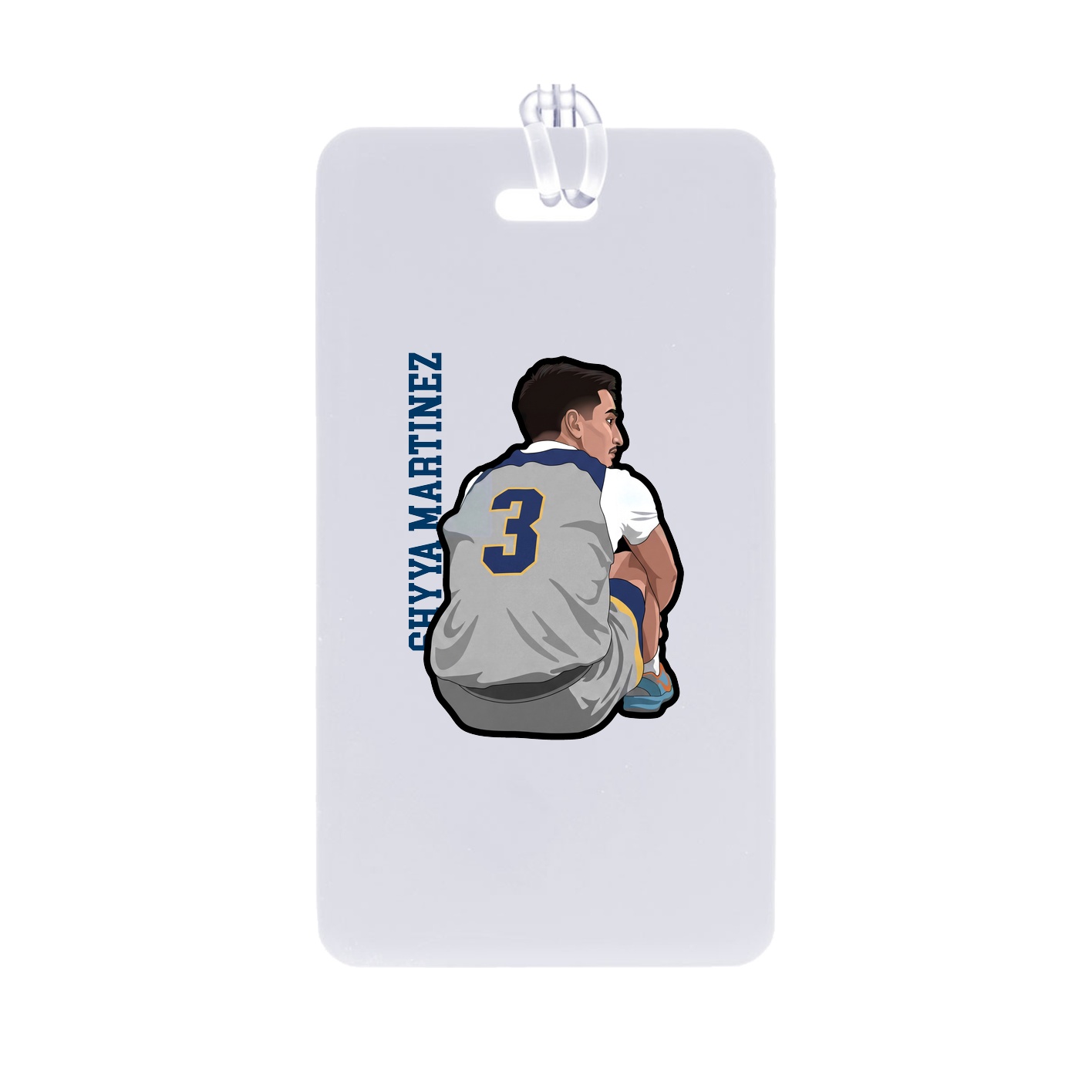 Bag Tag — Name Vertical in Classic