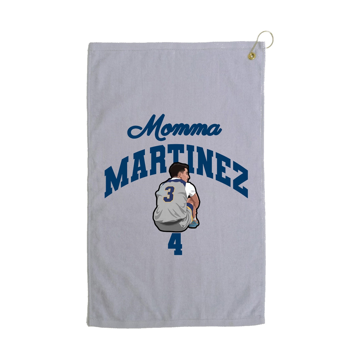 Golf Towel — Mothers Day Arch in Grey