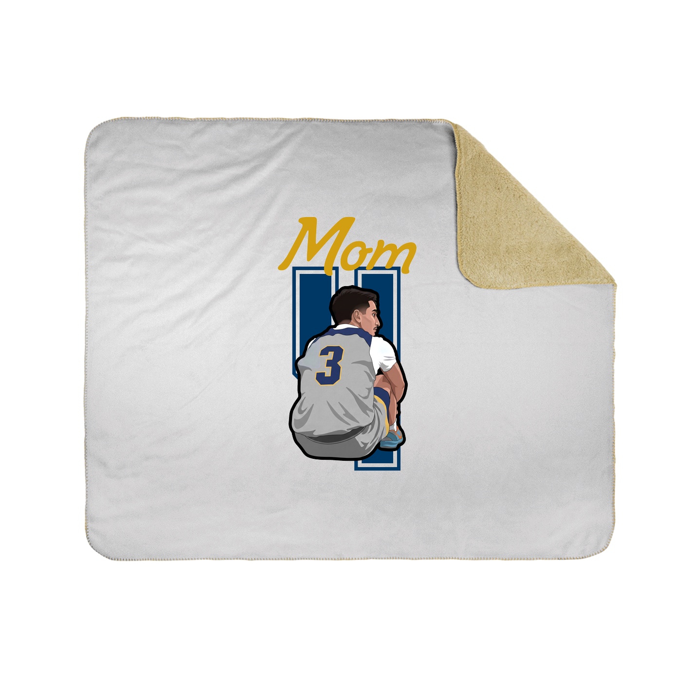 Throw Blanket — Mothers Day Shirsey in White
