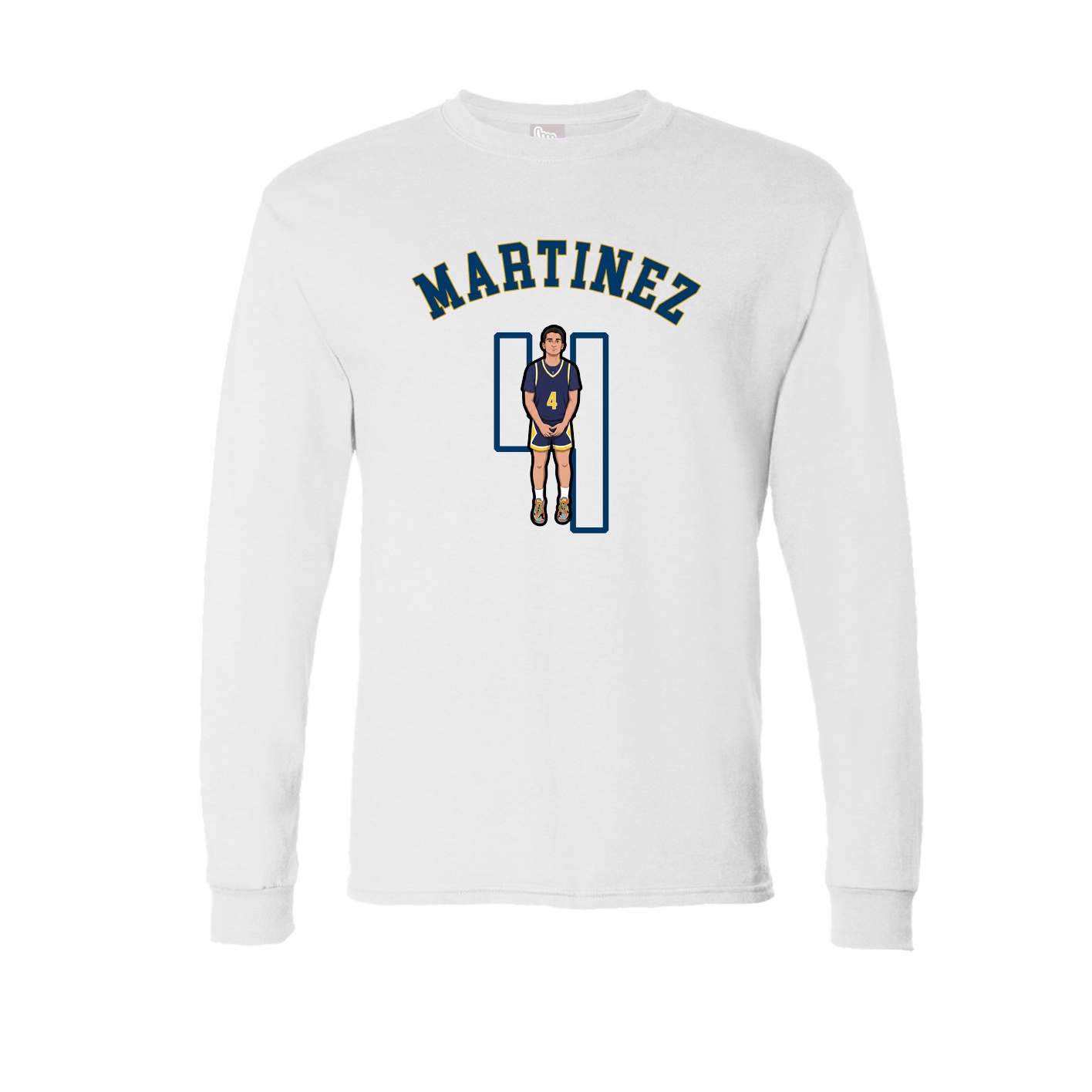 Long Sleeve Tee — Shirsey Arch in White