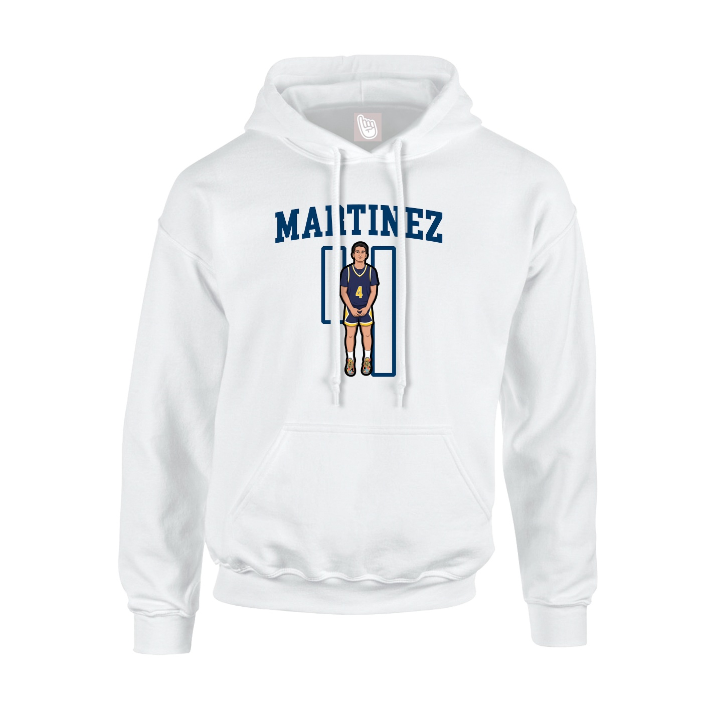 Hoodie — Shirsey in White