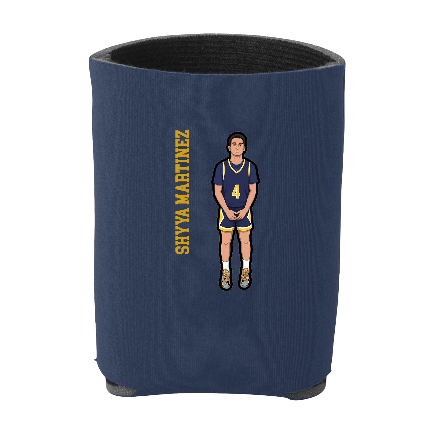 Can Holder — Name Vertical in Navy