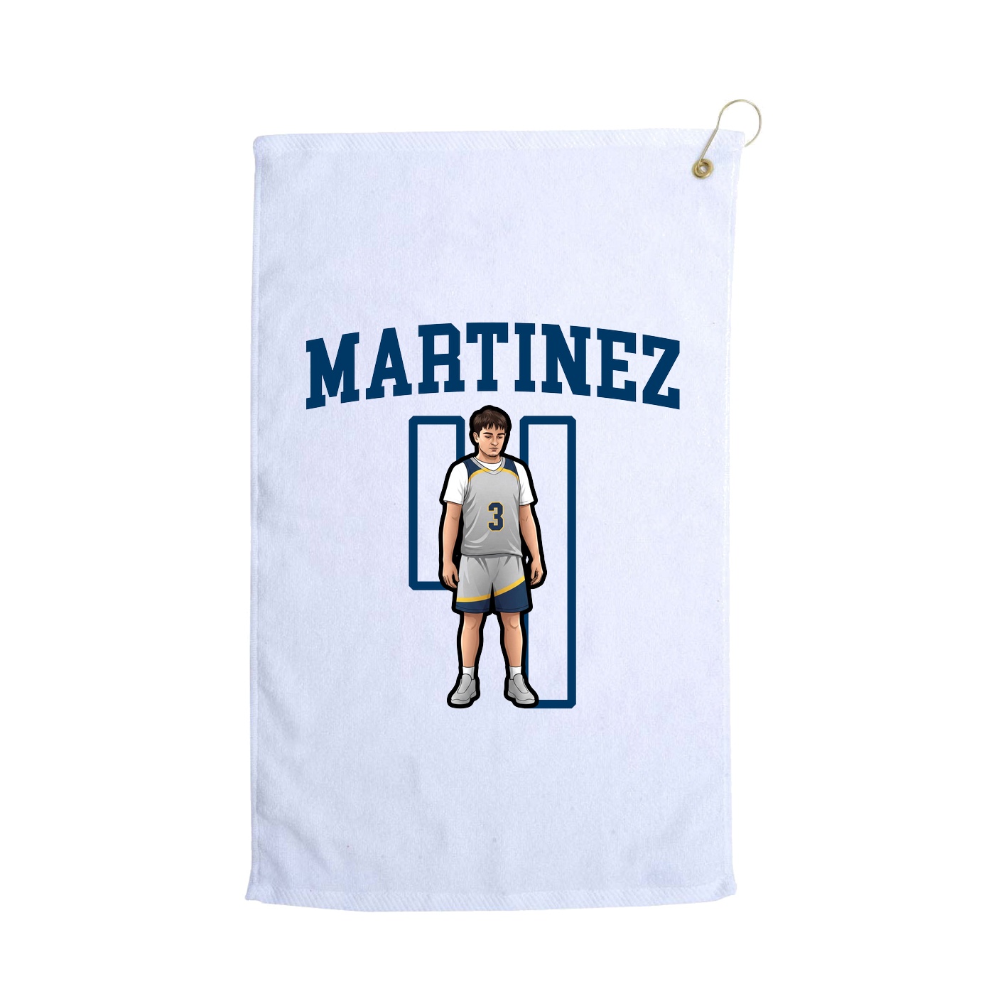 Golf Towel — Shirsey in White