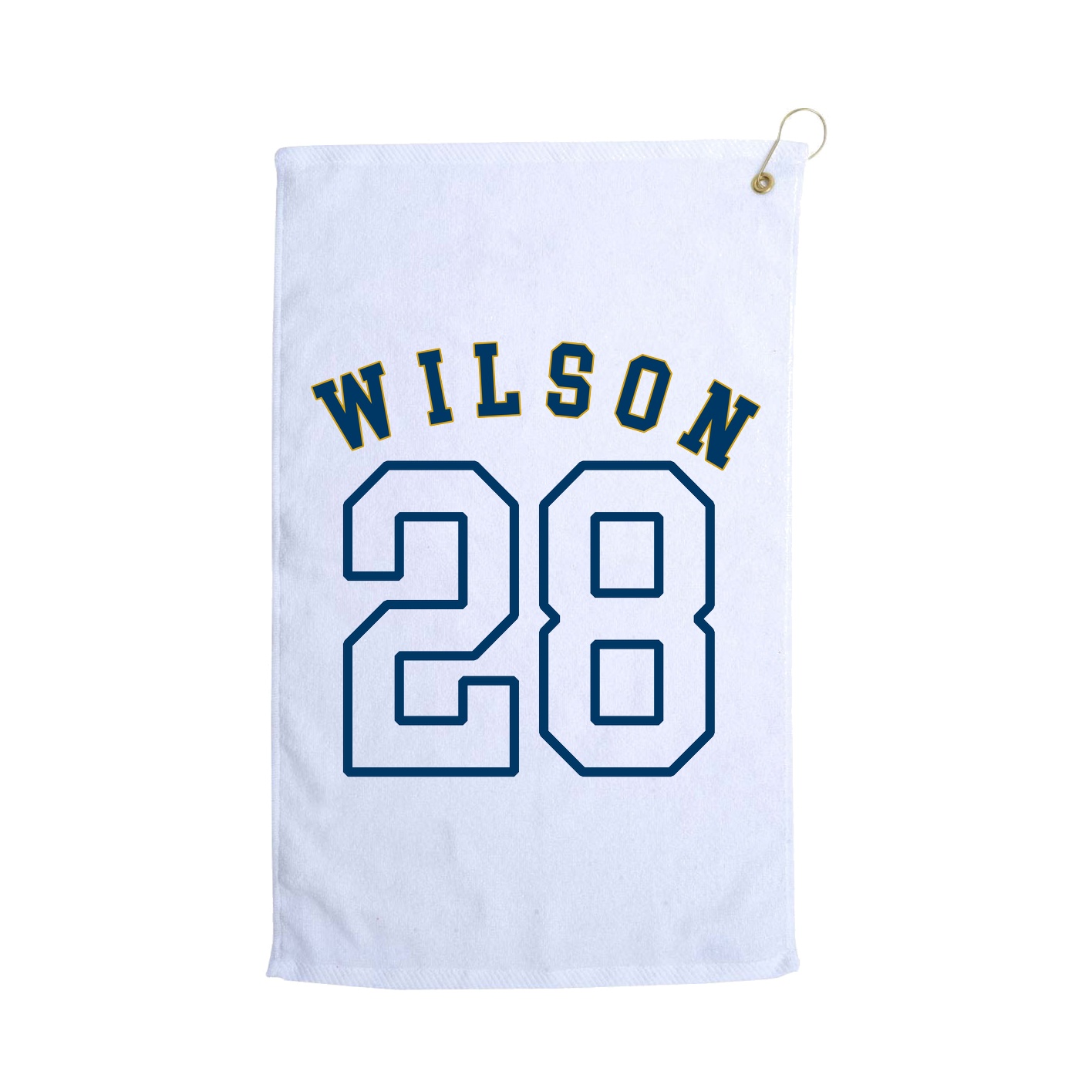 Golf Towel — Shirsey Arch in White