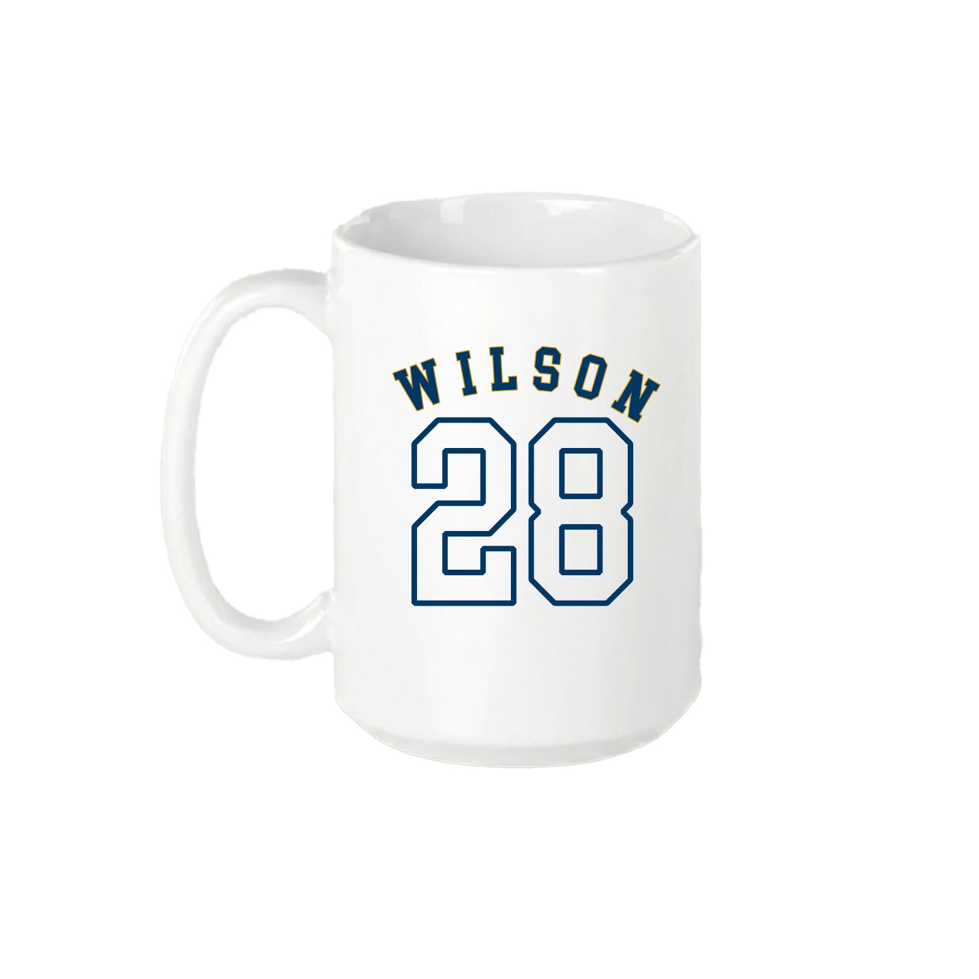 15oz Coffee Mug — Shirsey Arch in White