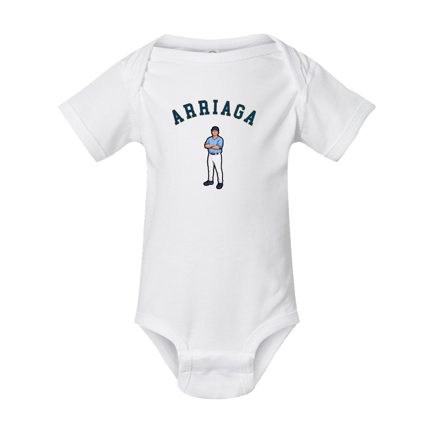 Baby Onesie — Shirsey Arch in White