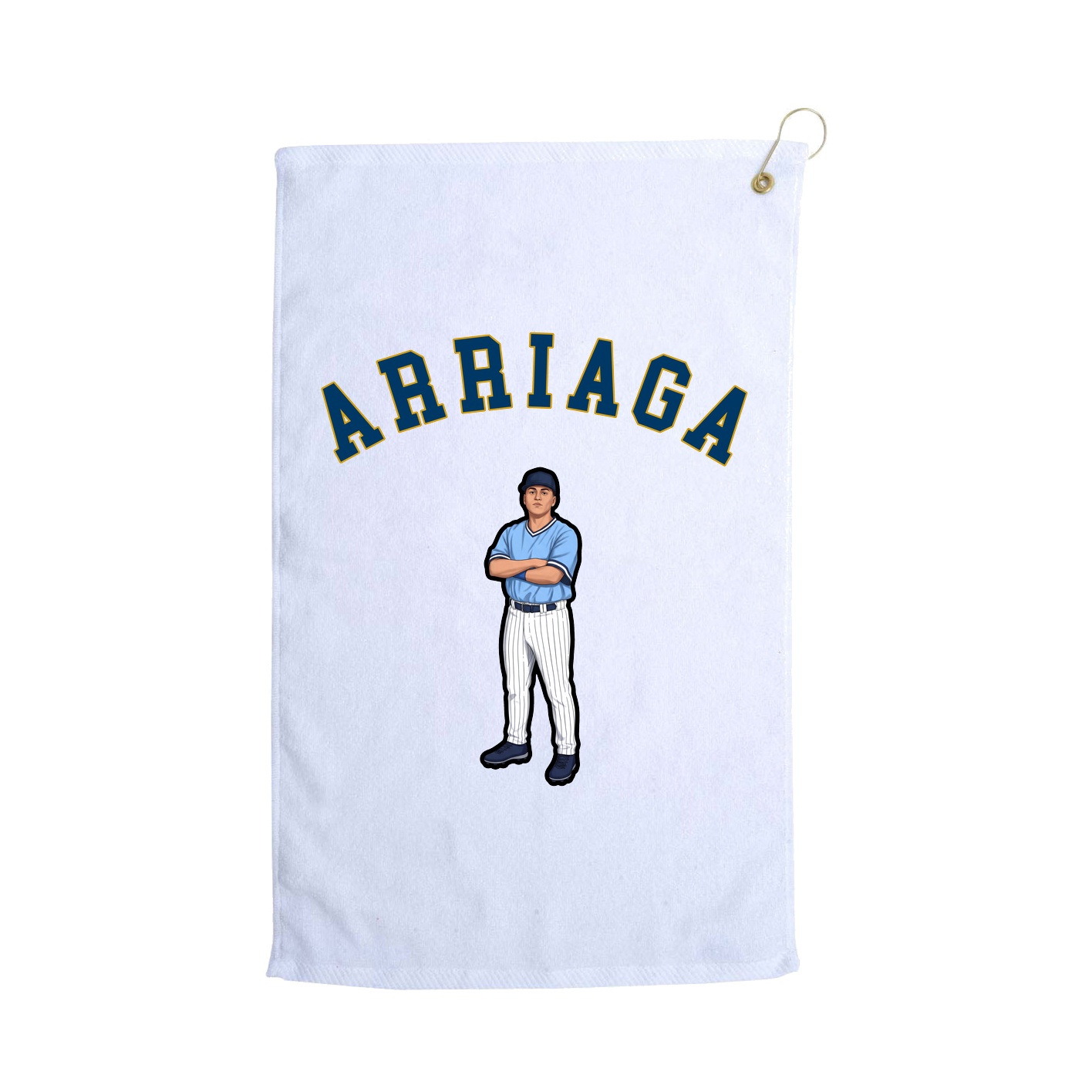 Golf Towel — Shirsey Arch in White