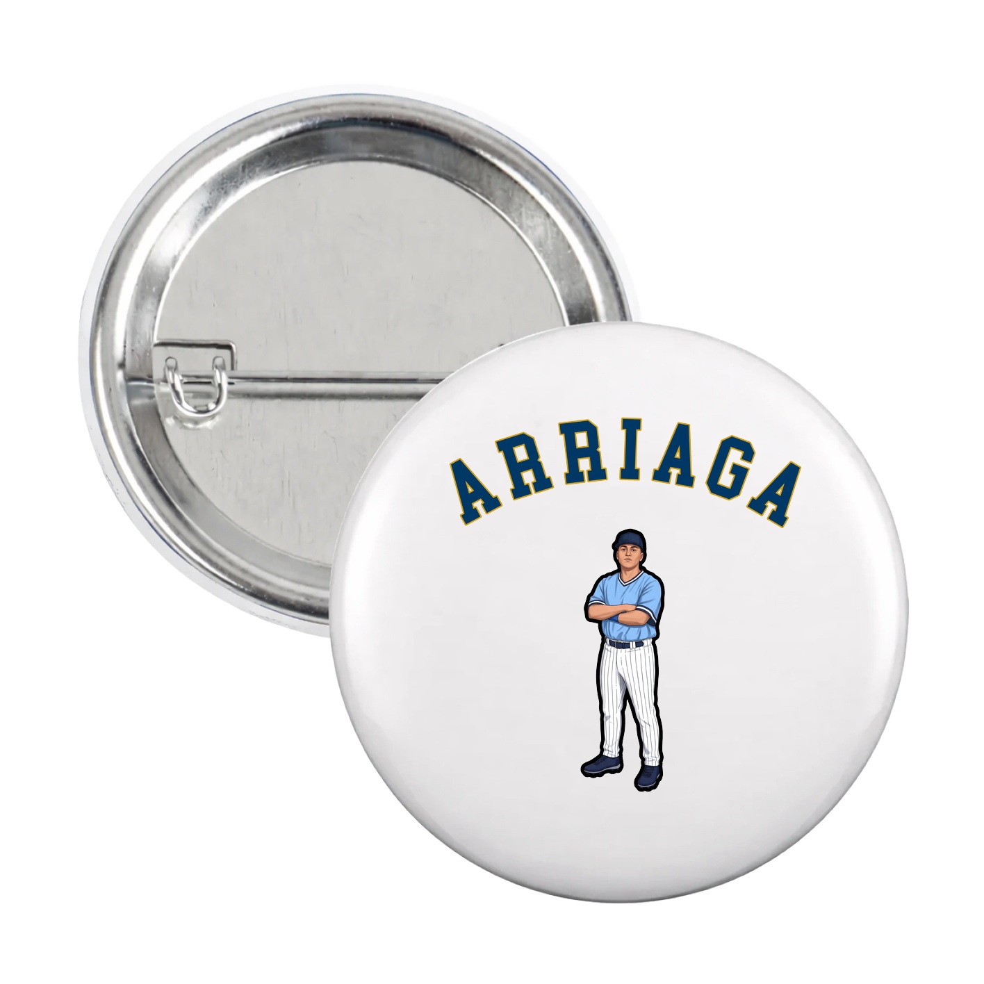 Game Day Button — Shirsey Arch in White