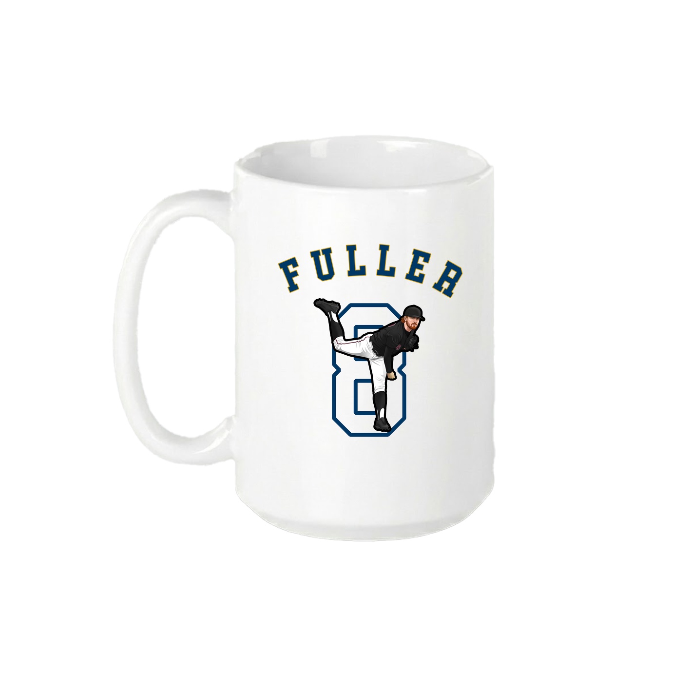 15oz Coffee Mug — Shirsey Arch in White
