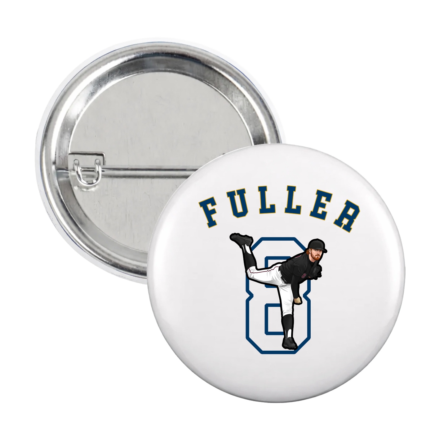 Game Day Button — Shirsey Arch in White