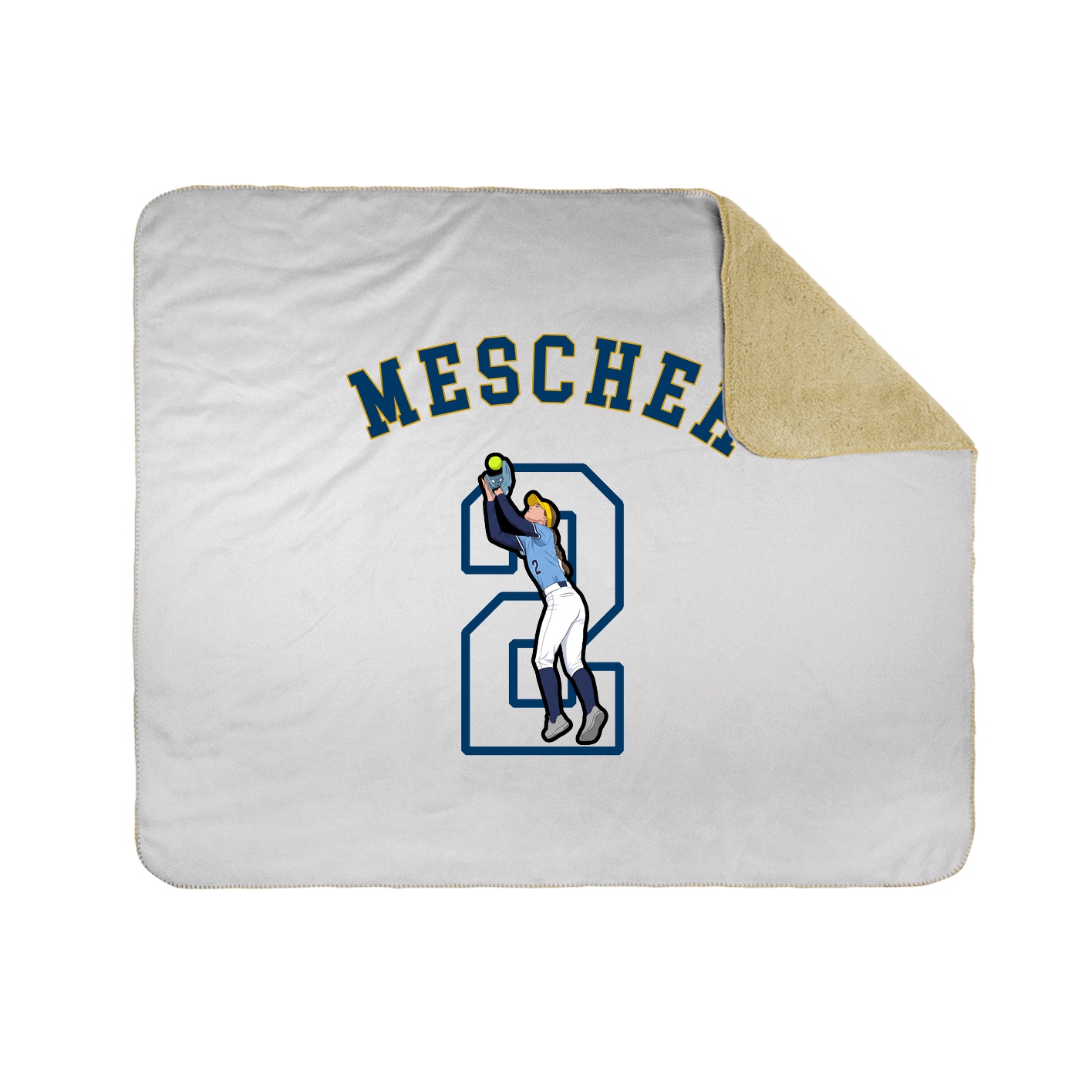 Throw Blanket — Shirsey Arch in White