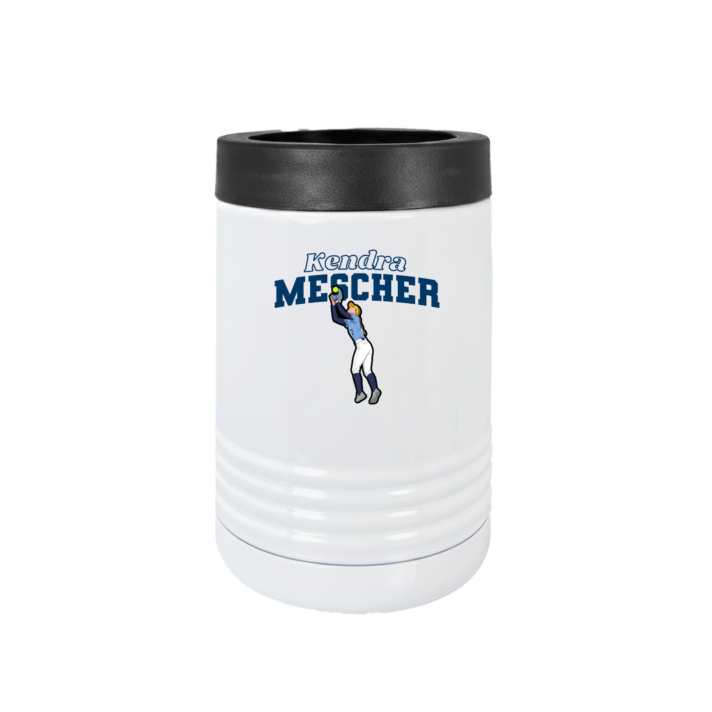 Beverage Holder — Name Arch in White