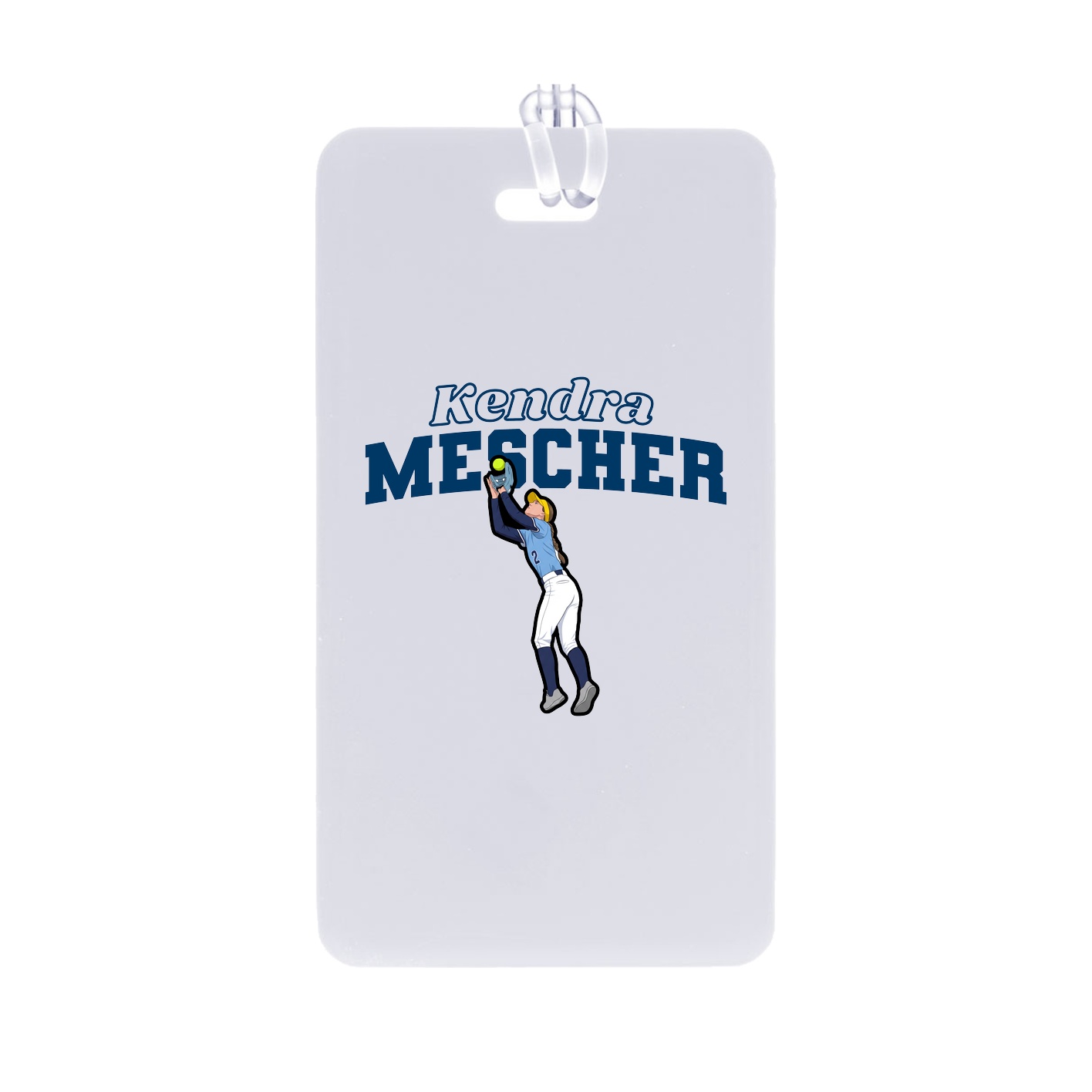 Bag Tag — Name Arch in Classic