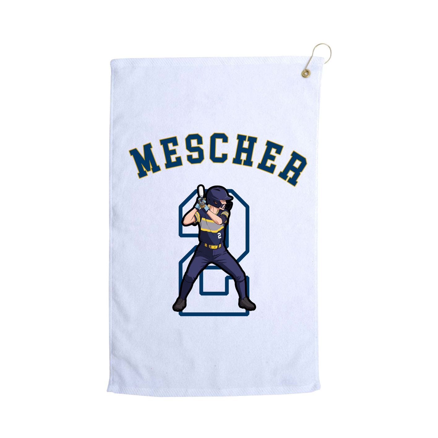 Golf Towel — Shirsey Arch in White