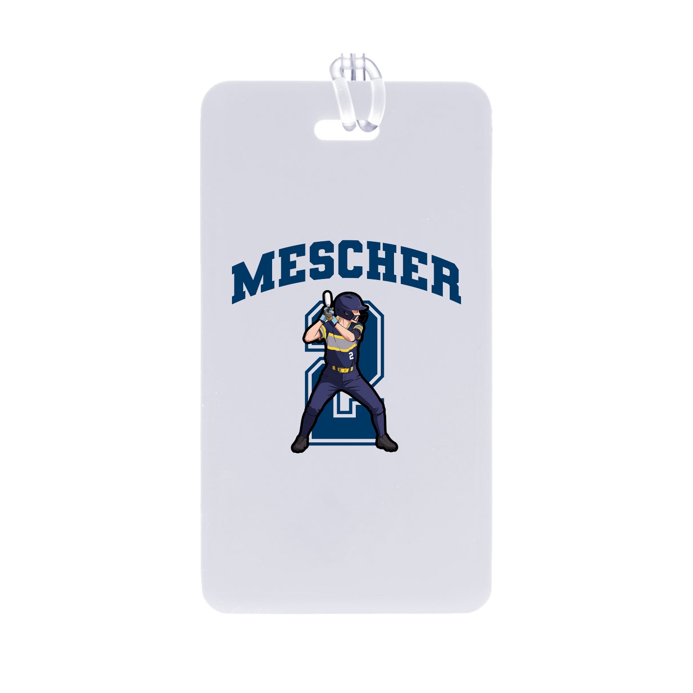 Bag Tag — Number in Classic