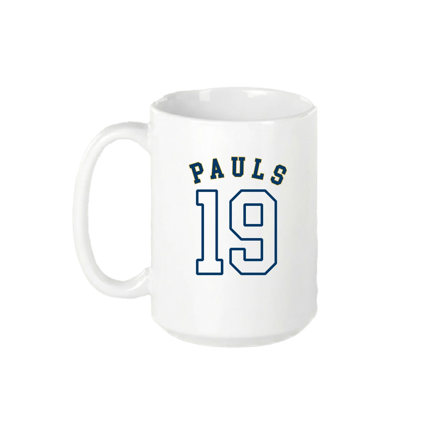 15oz Coffee Mug — Shirsey Arch in White