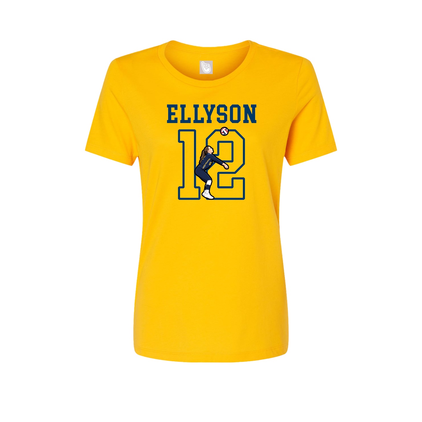 Fitted Women's Tee — Shirsey in Gold