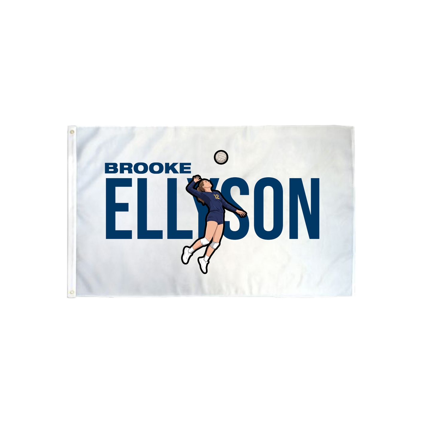 3x5 Flag — Player Name in Classic