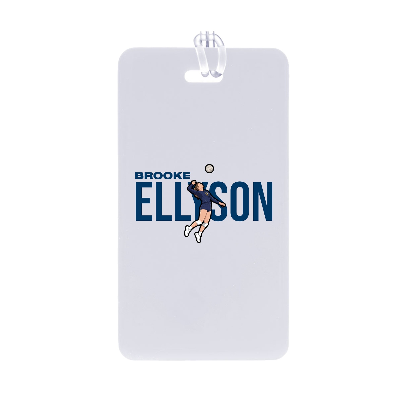 Bag Tag — Player Name in Classic