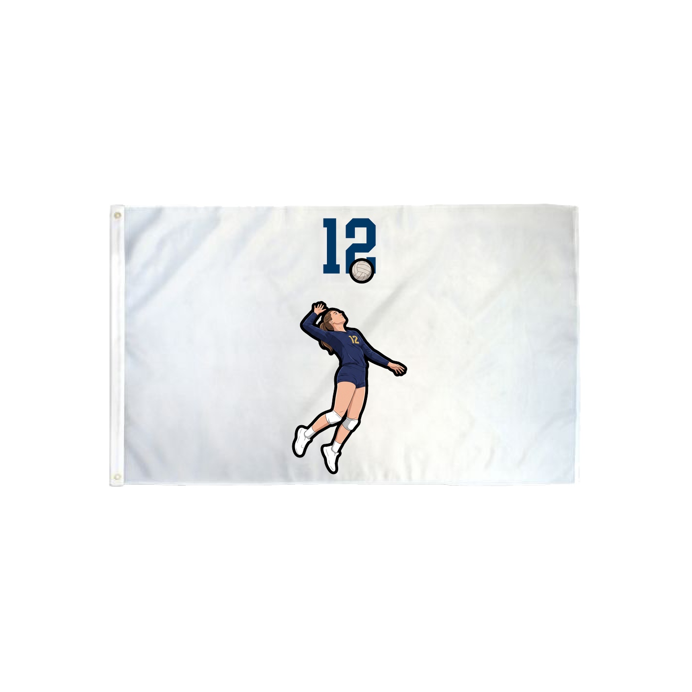 3x5 Flag — Number Top in Classic