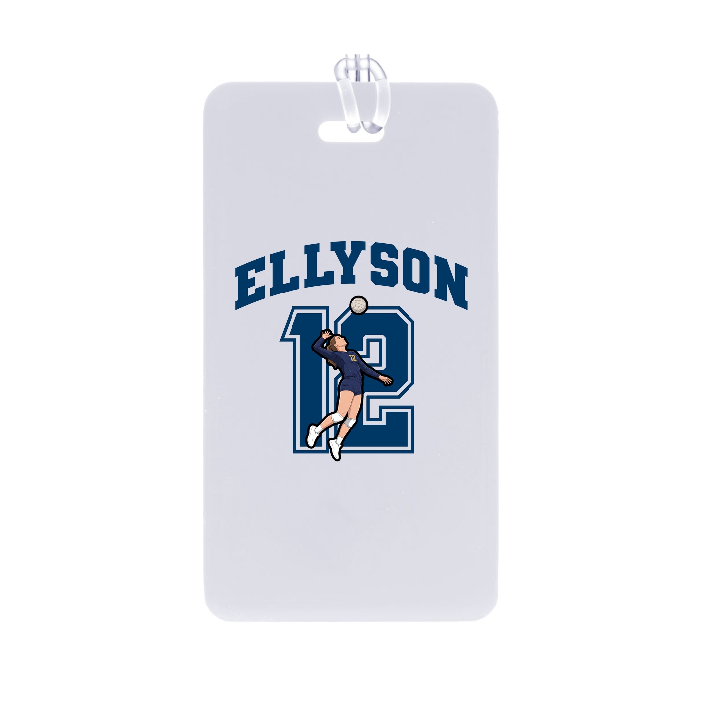 Bag Tag — Number in Classic