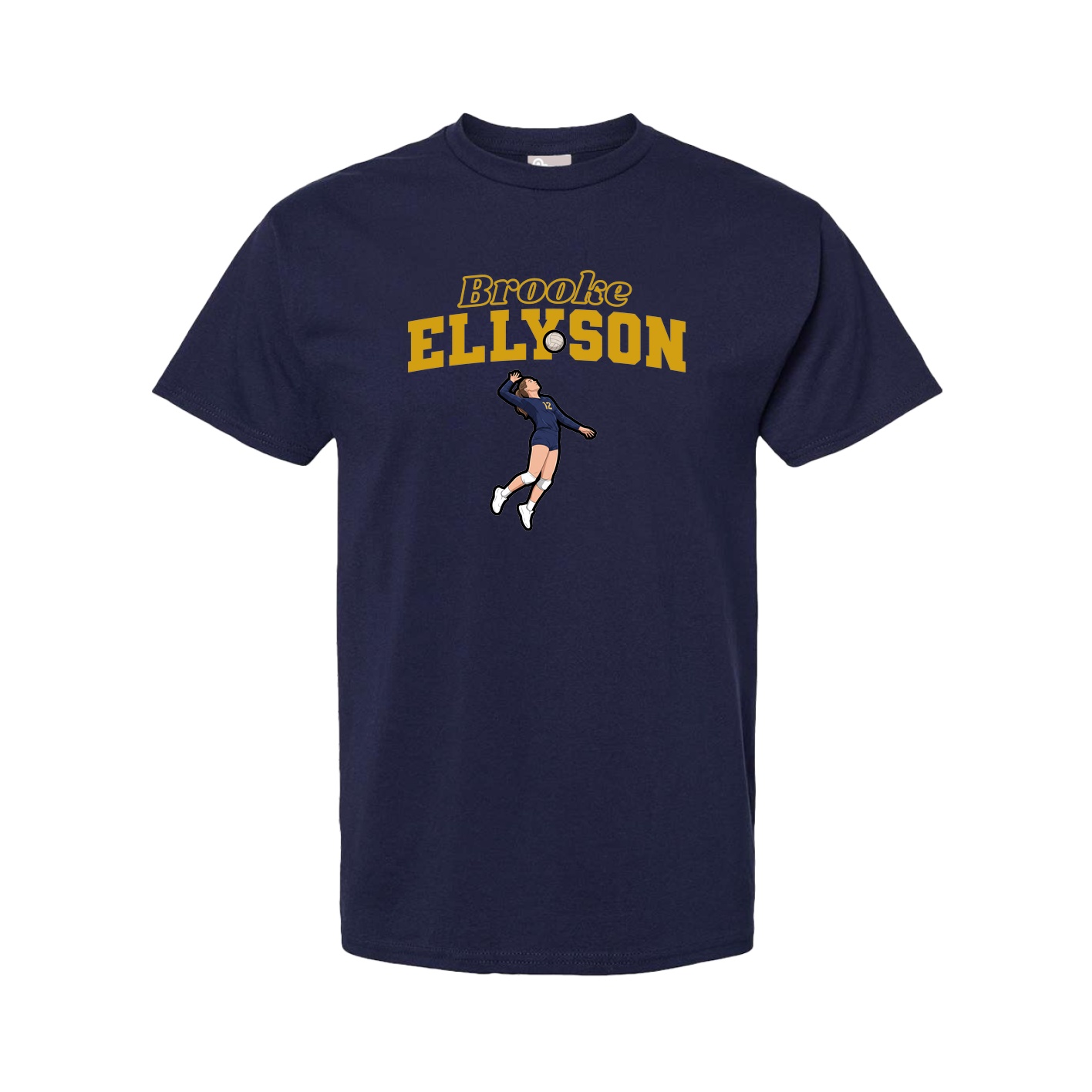 Tee — Name Arch in Navy