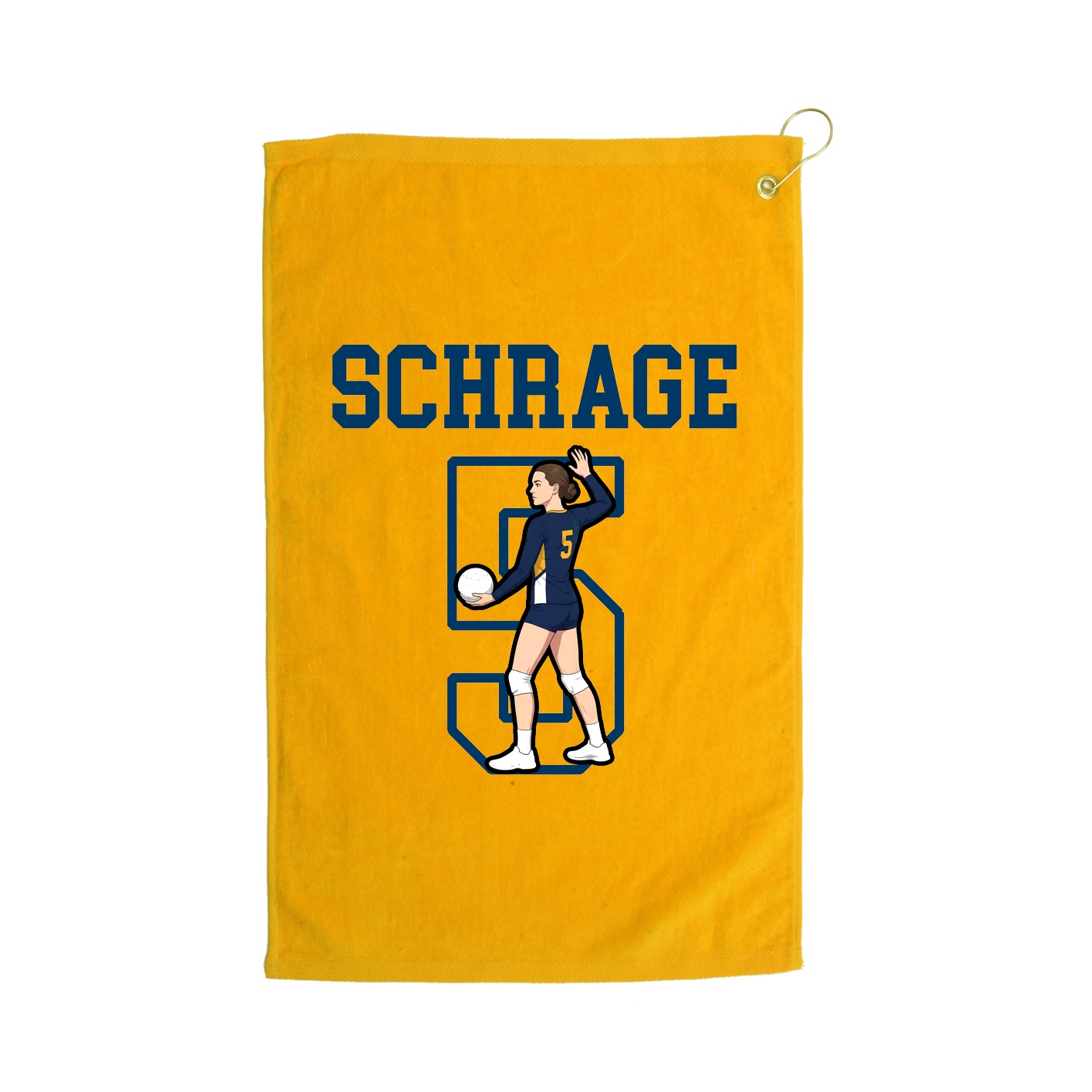 Golf Towel — Shirsey in Gold