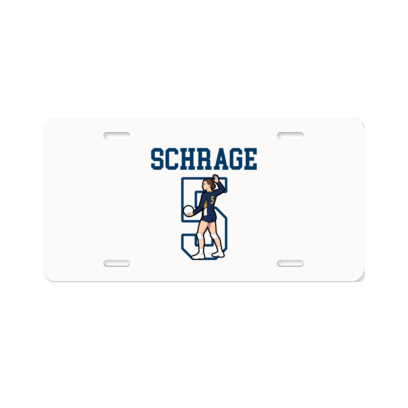 License Plate — Shirsey in Classic