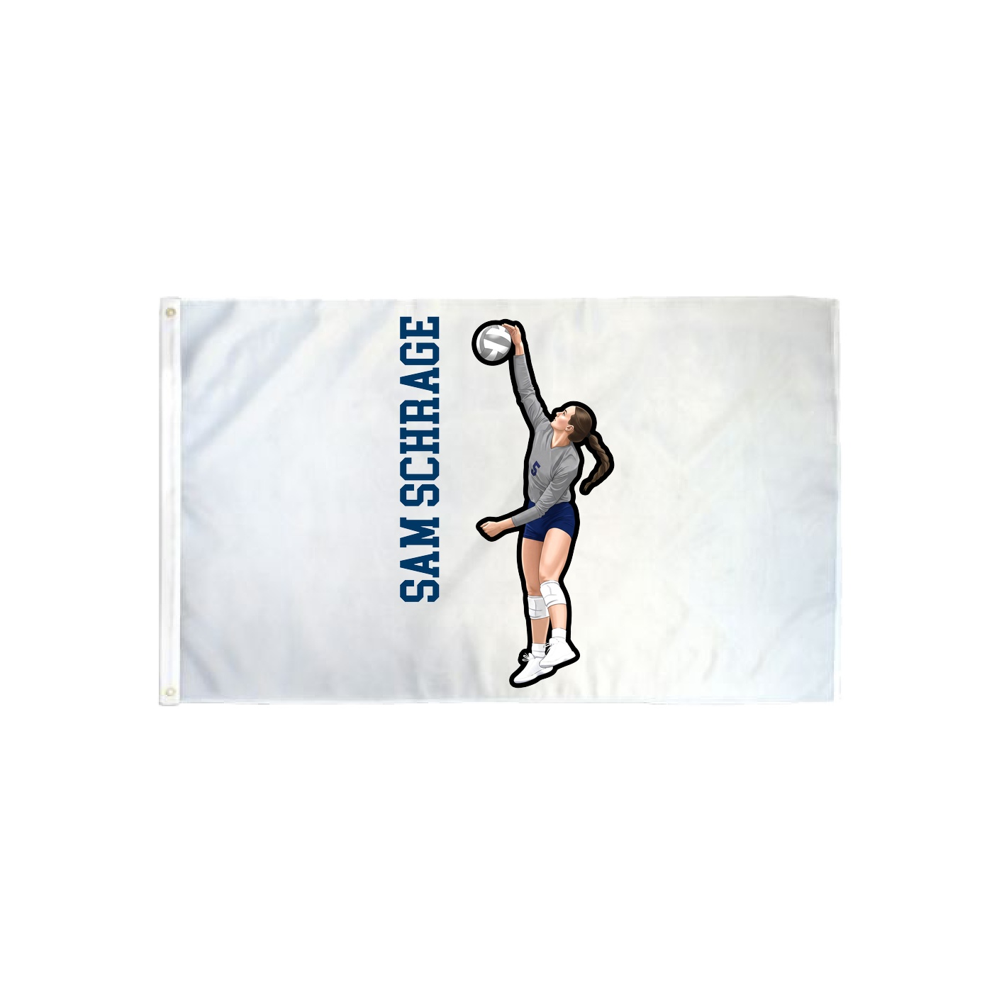 3x5 Flag — Name Vertical in Classic
