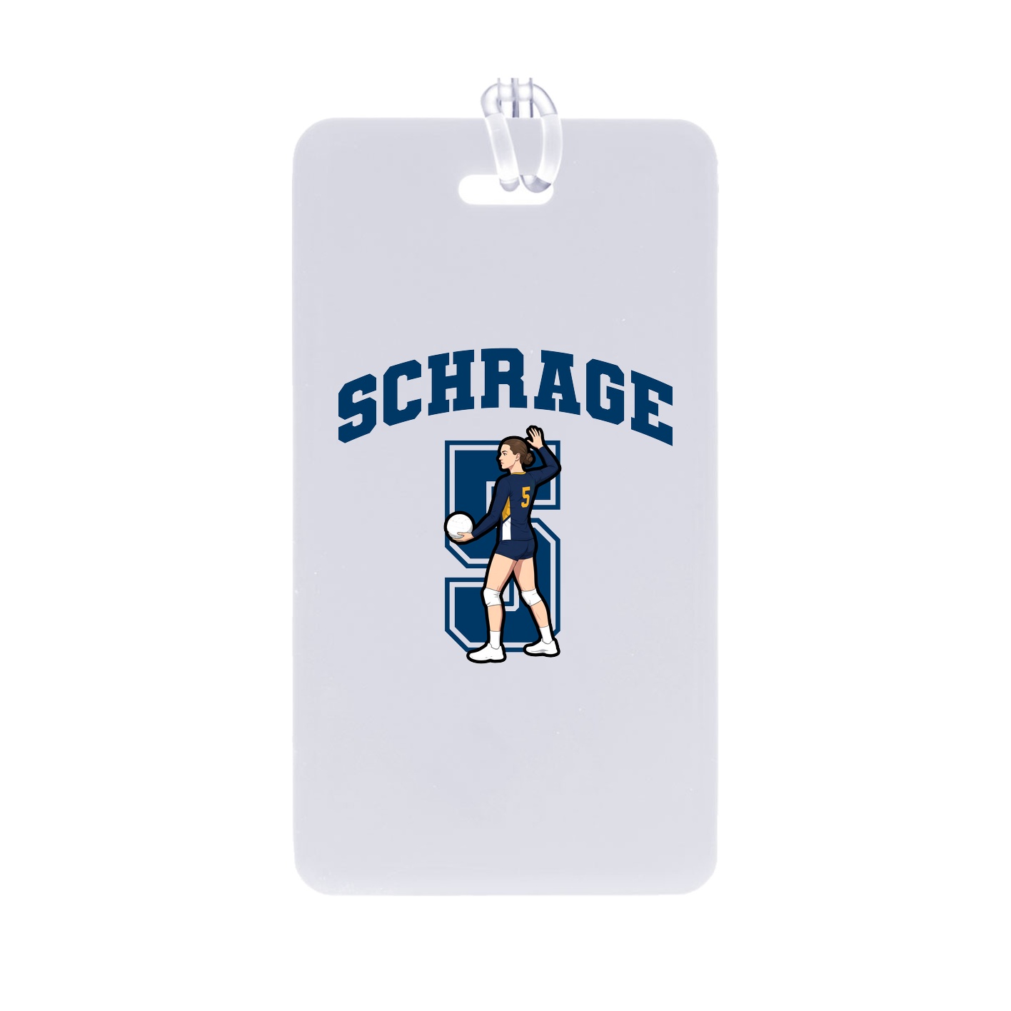 Bag Tag — Number in Classic