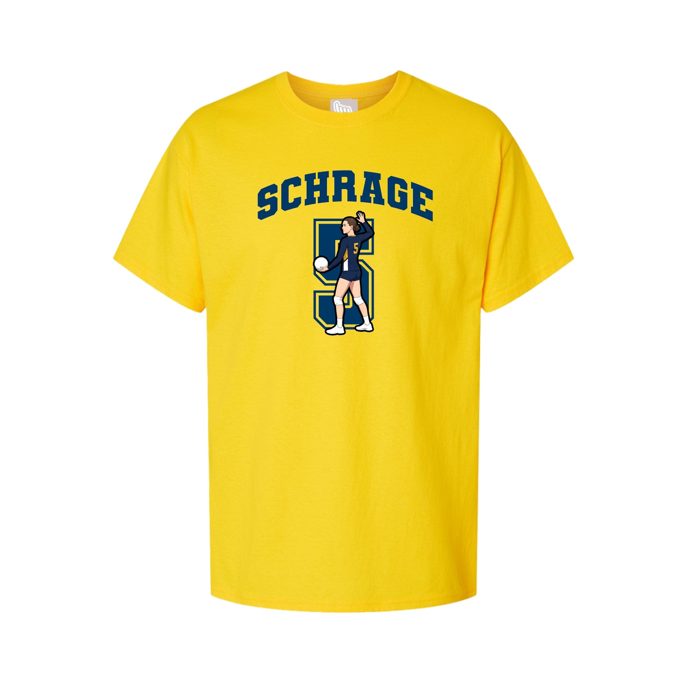 Tee — Number in Gold