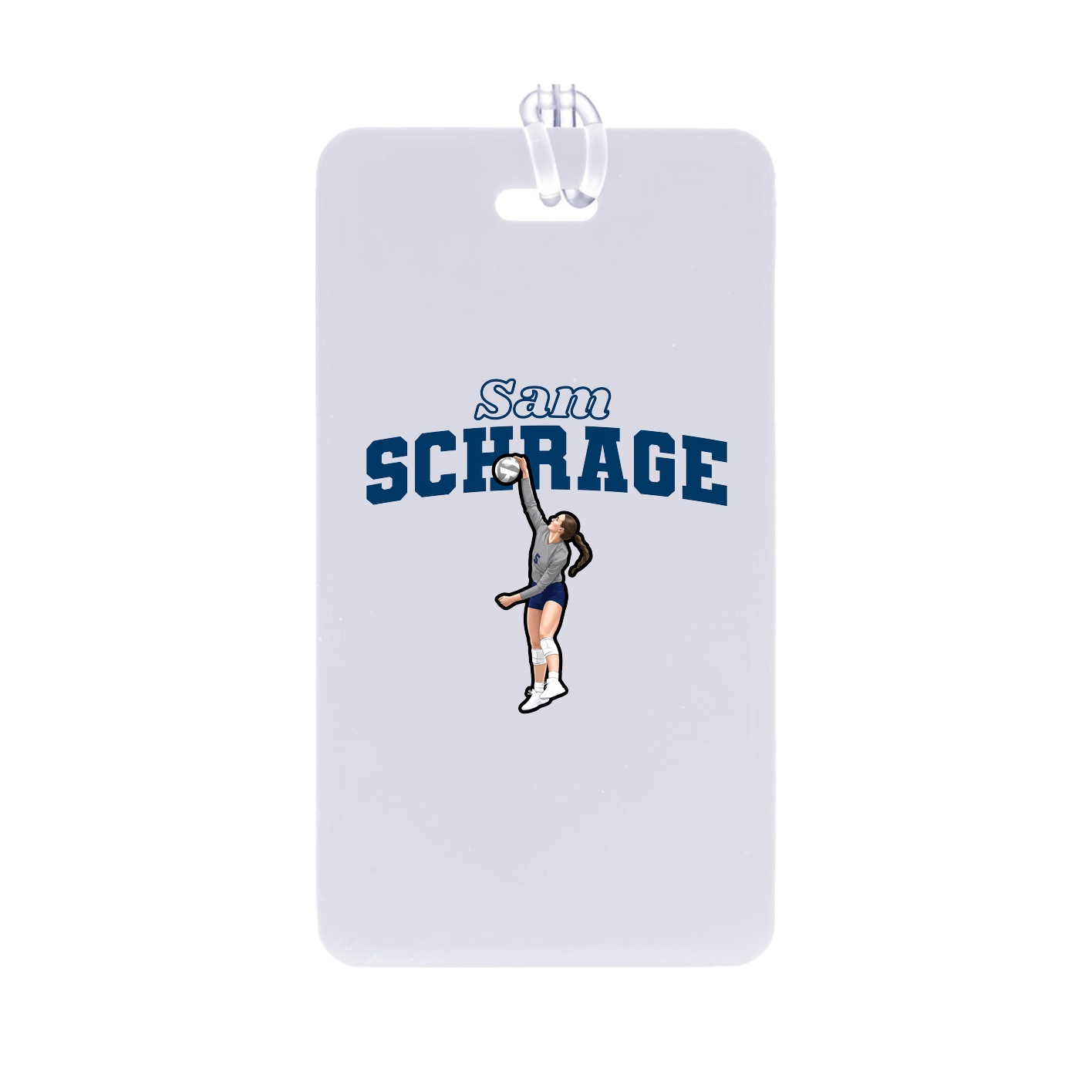 Bag Tag — Name Arch in Classic