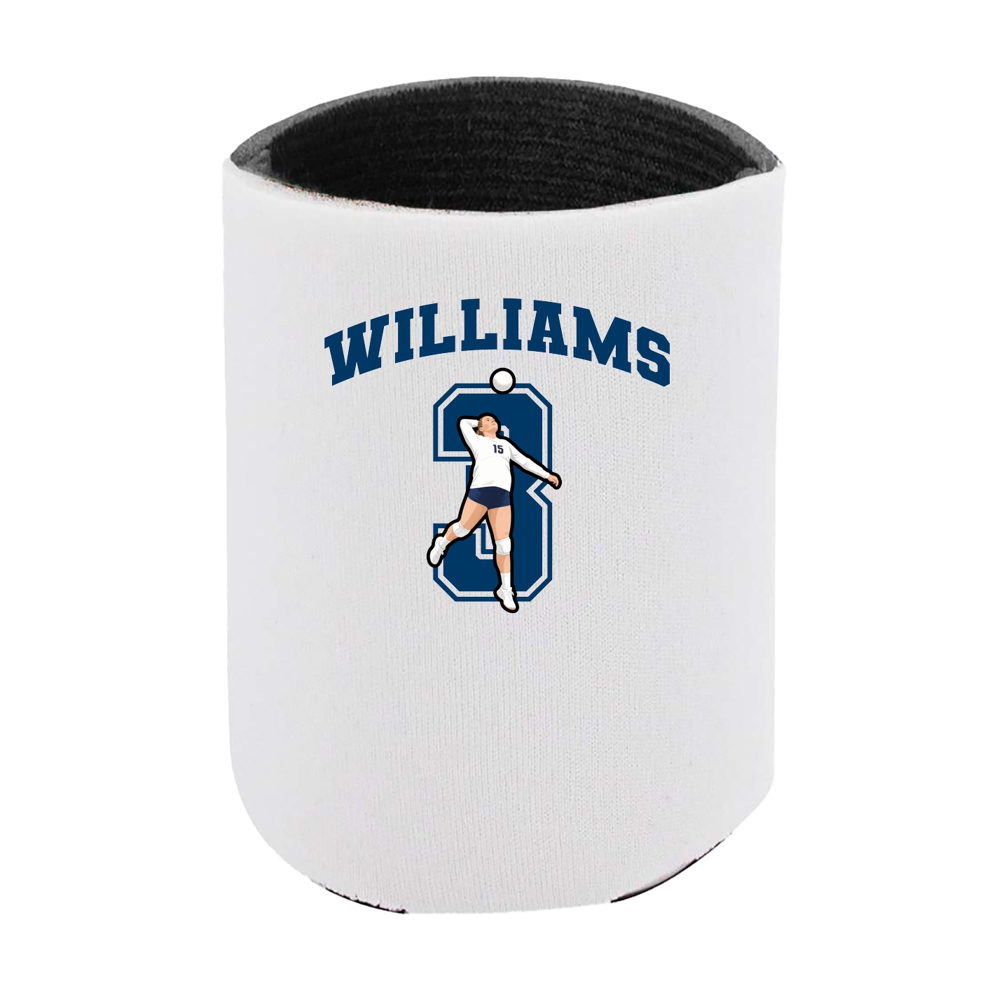 Can Holder — Number in White