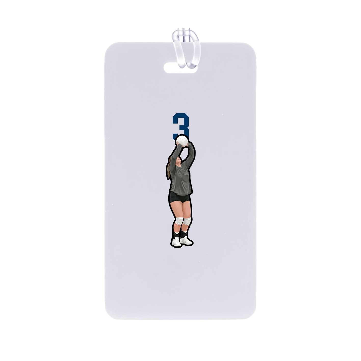 Bag Tag — Number Top in Classic