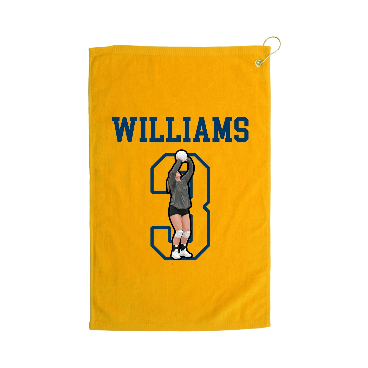 Golf Towel — Shirsey in Gold