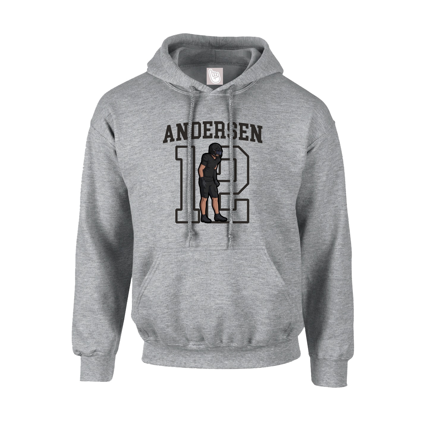 Hoodie — Shirsey in Grey