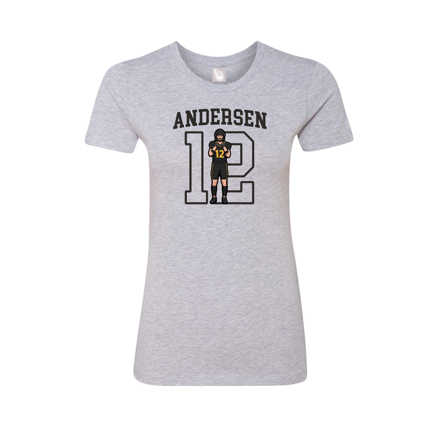 Fitted Women's Tee — Shirsey in Grey